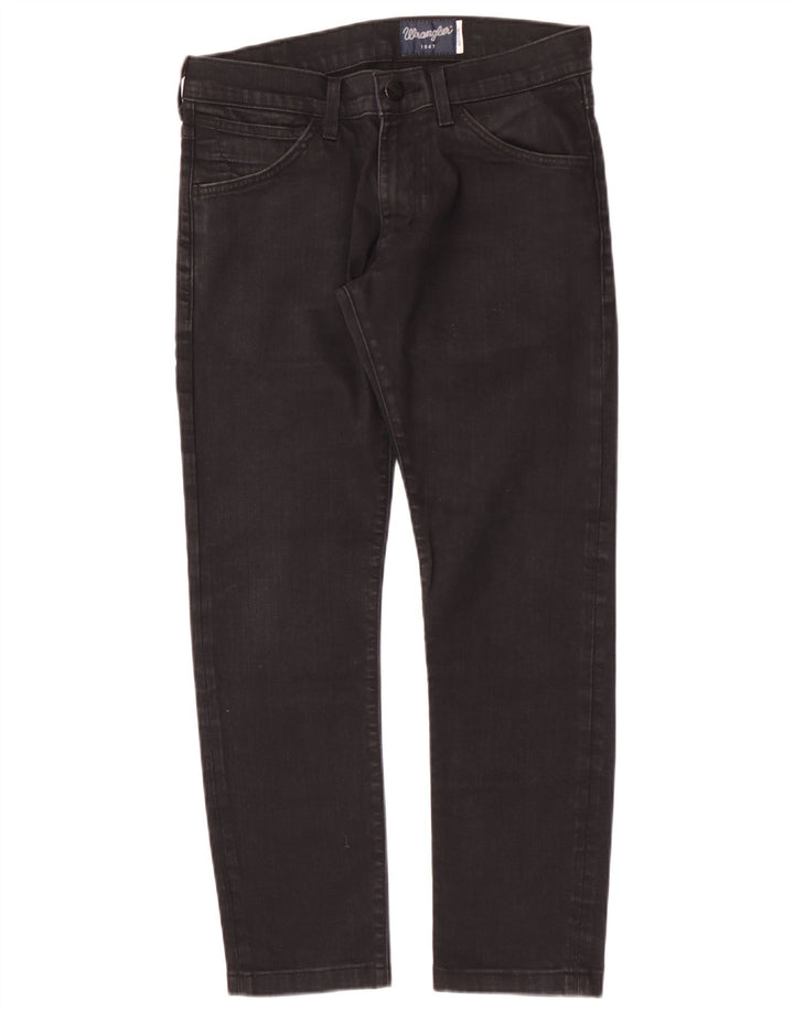 Wrangler Herre Bryson Slim Jeans W30 L28 Sort Bomuld