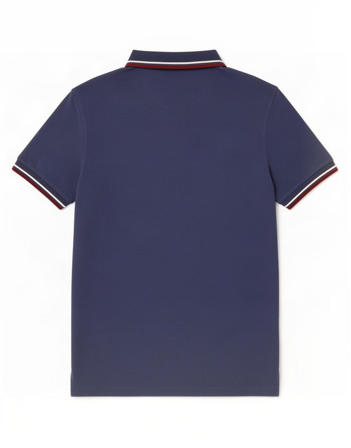 Fred Perry Herre poloshirt Medium marineblå stribet bomuld
