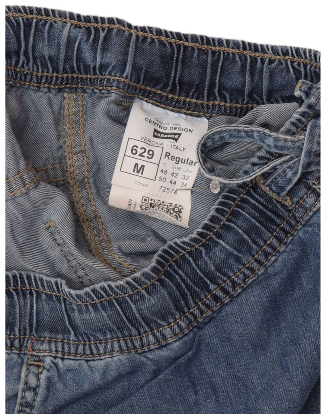 Carrera Herre 629 Cargo Denim Shorts IT 48 Medium W32 Blå Bomuld
