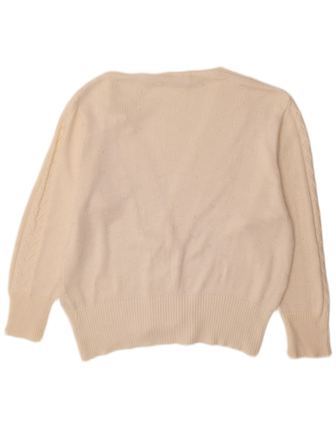Rabe Dame Cardigan Sweater EU 46 XL Off White Akryl