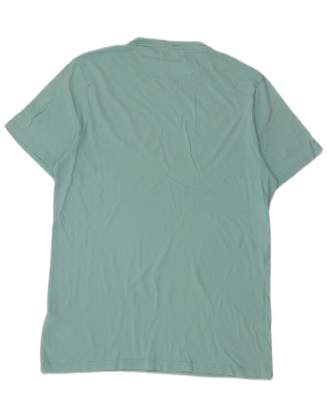 Henri Lloyd Herre grafisk T-shirt Top Medium turkis bomuld
