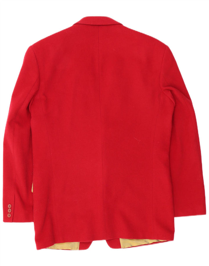 Avanti Herre 2-knaps blazerjakke UK 38 Medium Rød Uld