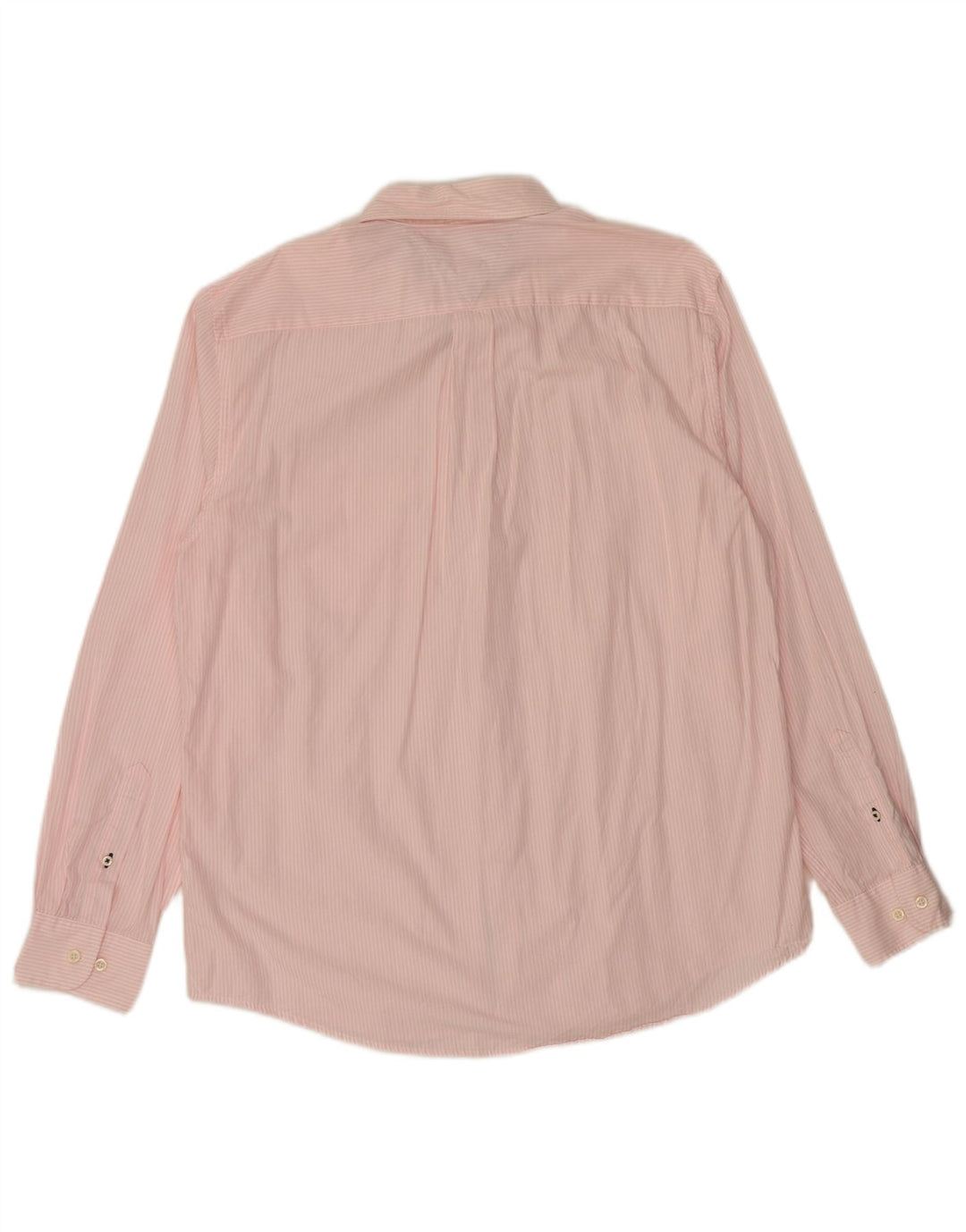 Tommy Hilfiger Herre Classic Fit Shirt Large Pink Pinstripe