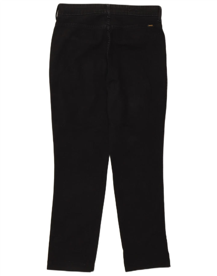 Lee Lige Jeans til kvinder W34 L28 Sort bomuld