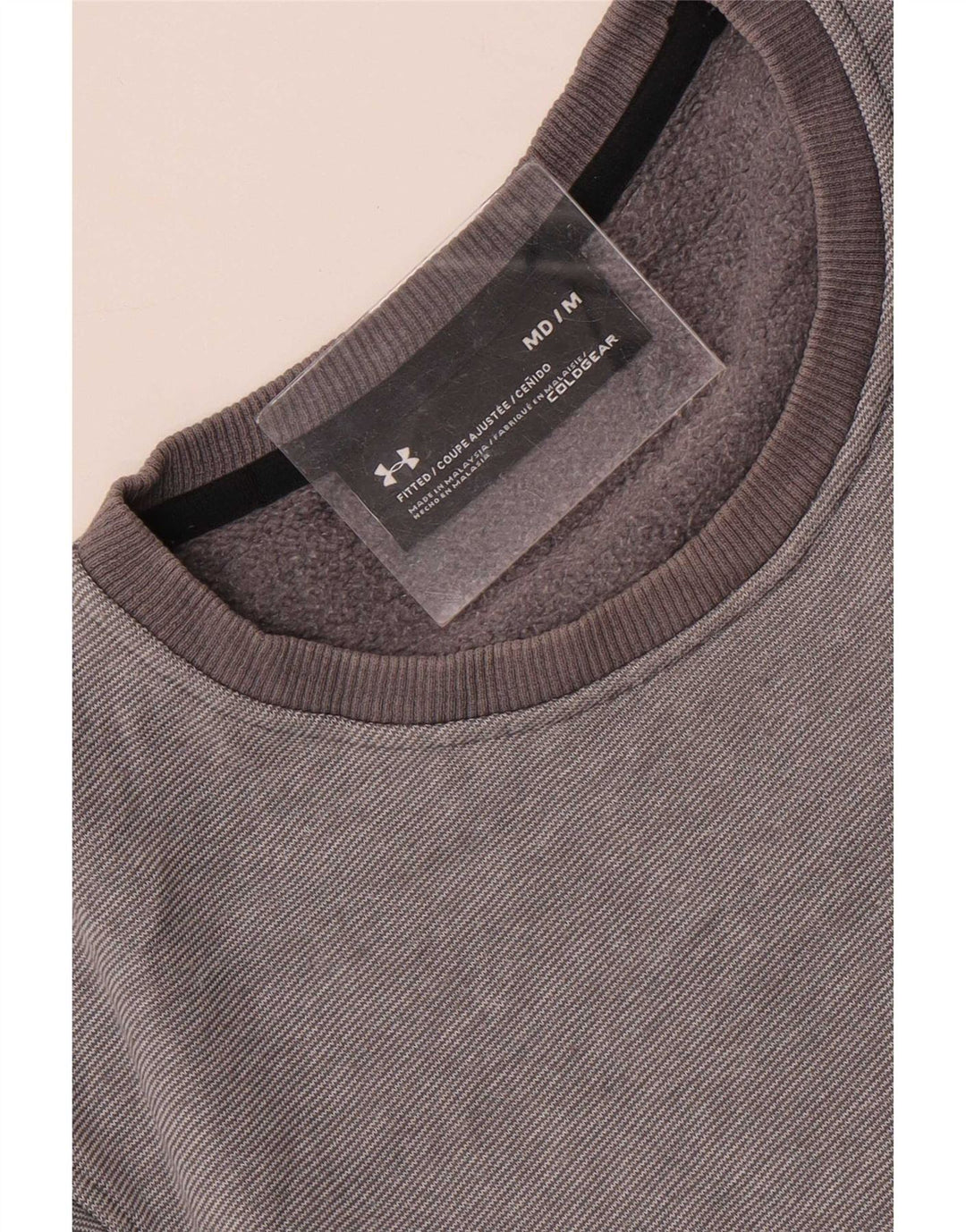 Under Armour Herre Sweatshirt Jumper Medium Grey Pinstripe