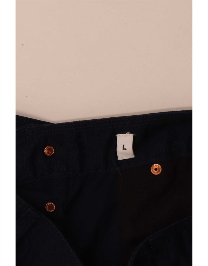 Jack & Jones Herre Chino Shorts Large W34 Navy Blue Polyester