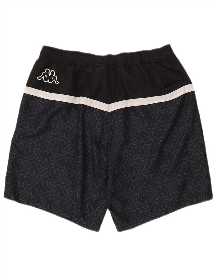 Kappa Herre grafiske svømmeshorts Små marineblå polyester
