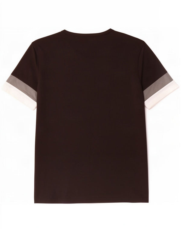 Puma Herre Grafisk T-Shirt Top Stor Sort Colourblock