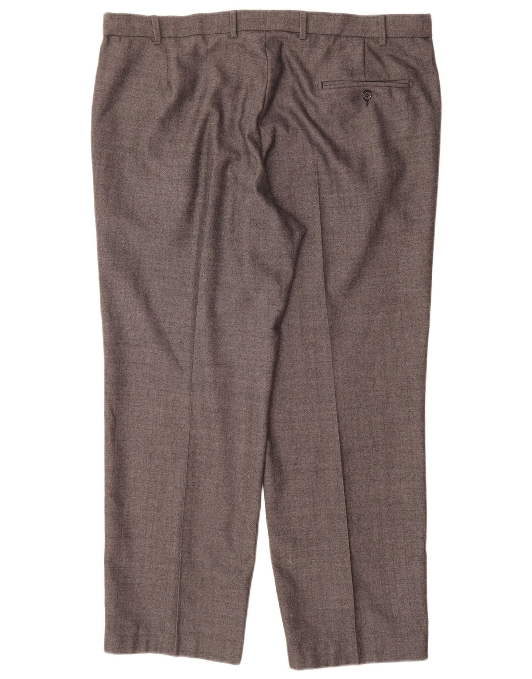 Marks & Spencer Herre Lige Regular Fit Suit Bukser W40 L29 Grå Uld