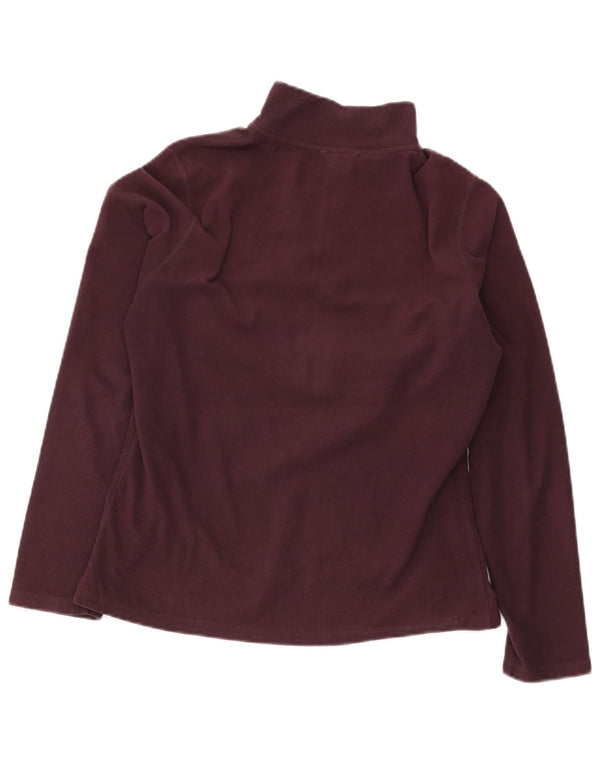 The North Face Dame Fleece Jumper med lynlås DK 14 Stor Burgundy Polyester