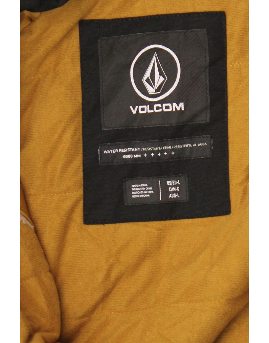 VOLCOM Bomberjakke med hætte til mænd UK 40 Large Black