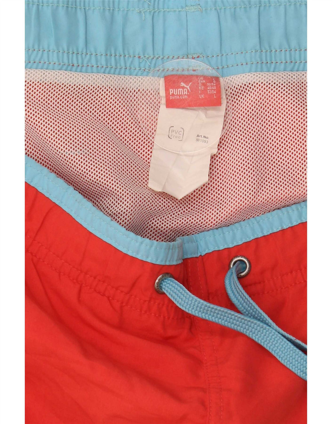Puma Herre grafiske badeshorts store røde polyester