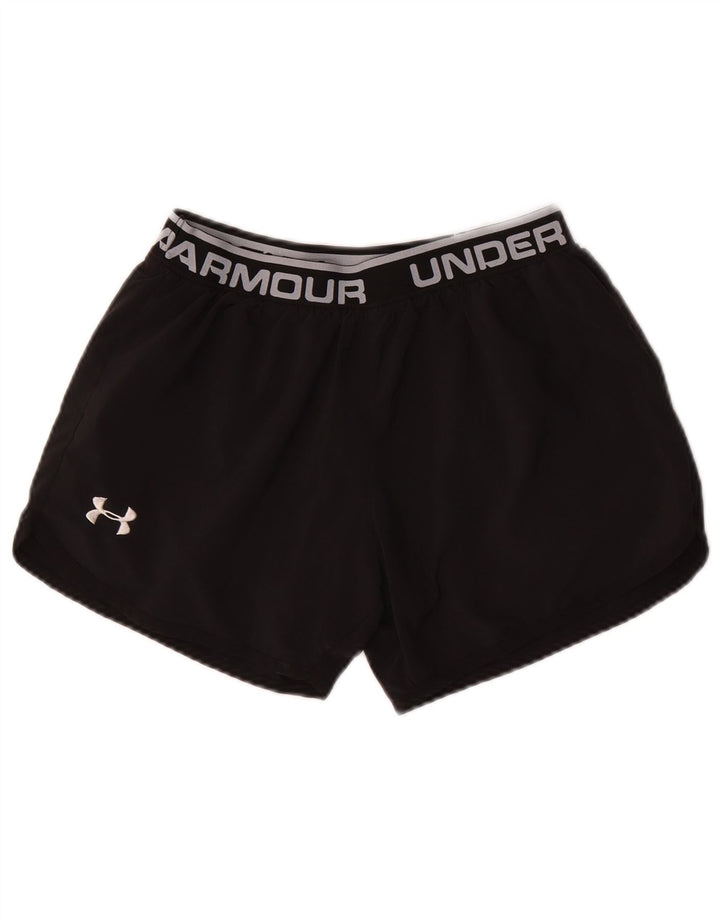 UNDER ARMOUR grafiske sportsshorts 13-14 år XL Sort