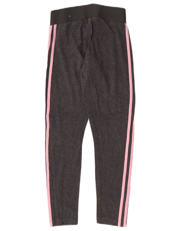 Adidas Graphic Leggings til kvinder UK 4/6 XS Gråstribet Sports