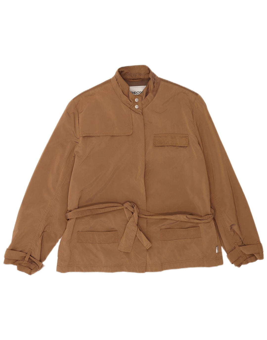 Geox Womens Respira Utility Jacket UK 18 XL Brun Polyester