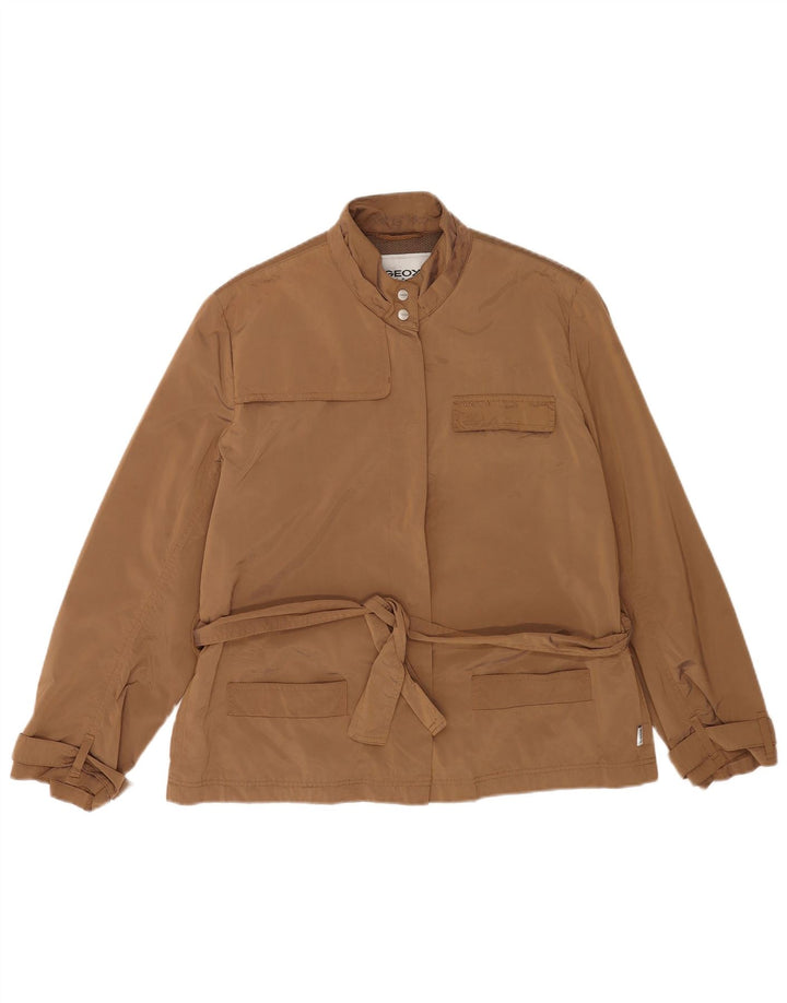 Geox Womens Respira Utility Jacket UK 18 XL Brun Polyester
