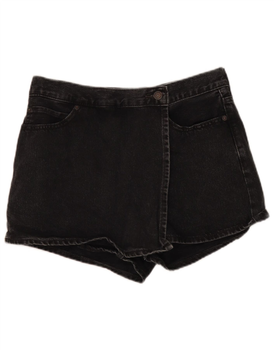 Levi's Womens Denim Shorts W28 Medium Black Cotton