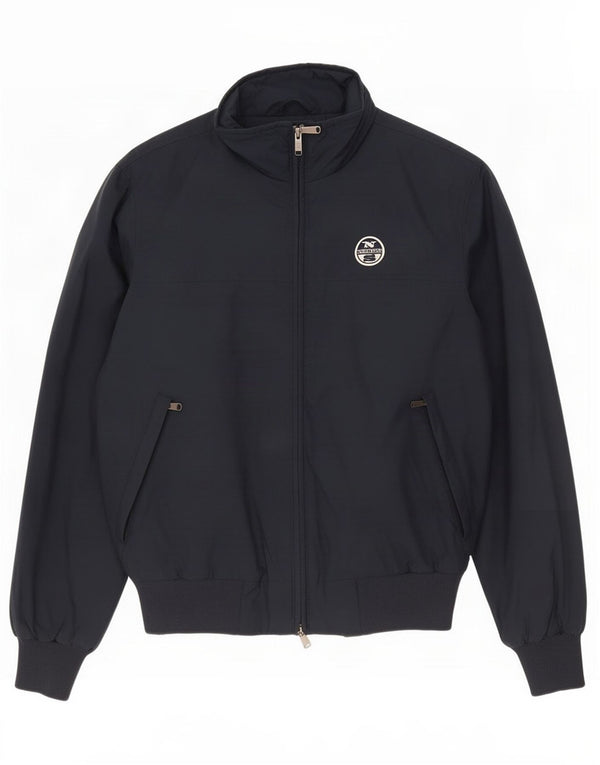 North Sails Herre Bomber Jacket UK 38 Medium Navy Blue Polyamid