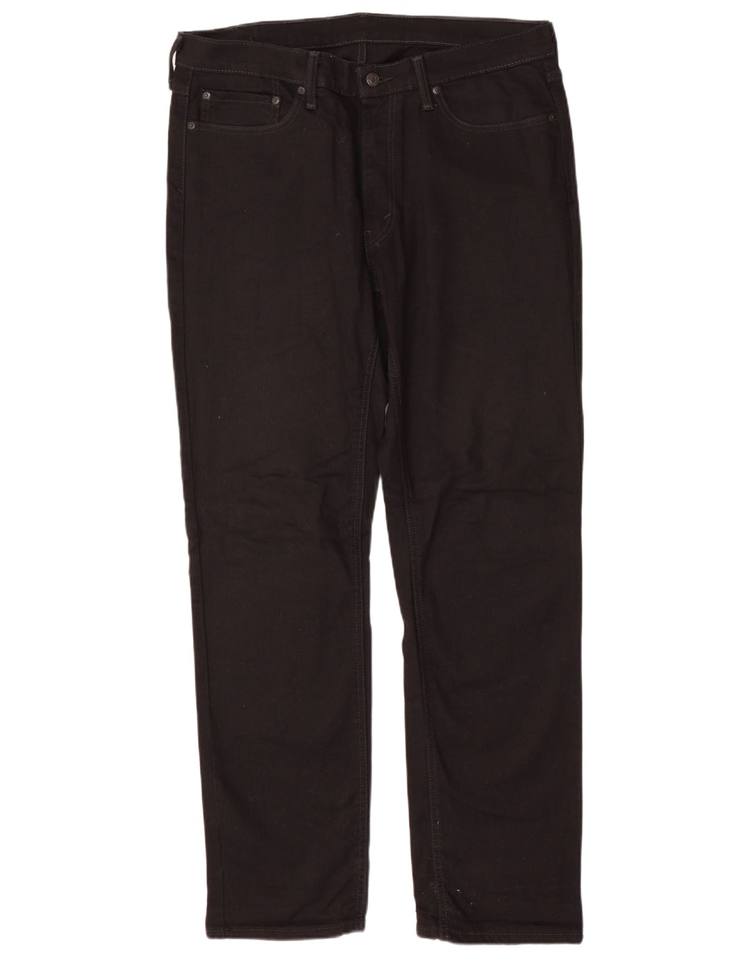 LEVI'S Straight Jeans til mænd W36 L34 Sort bomuld