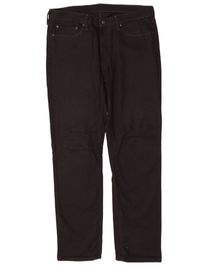 LEVI'S Straight Jeans til mænd W36 L34 Sort bomuld