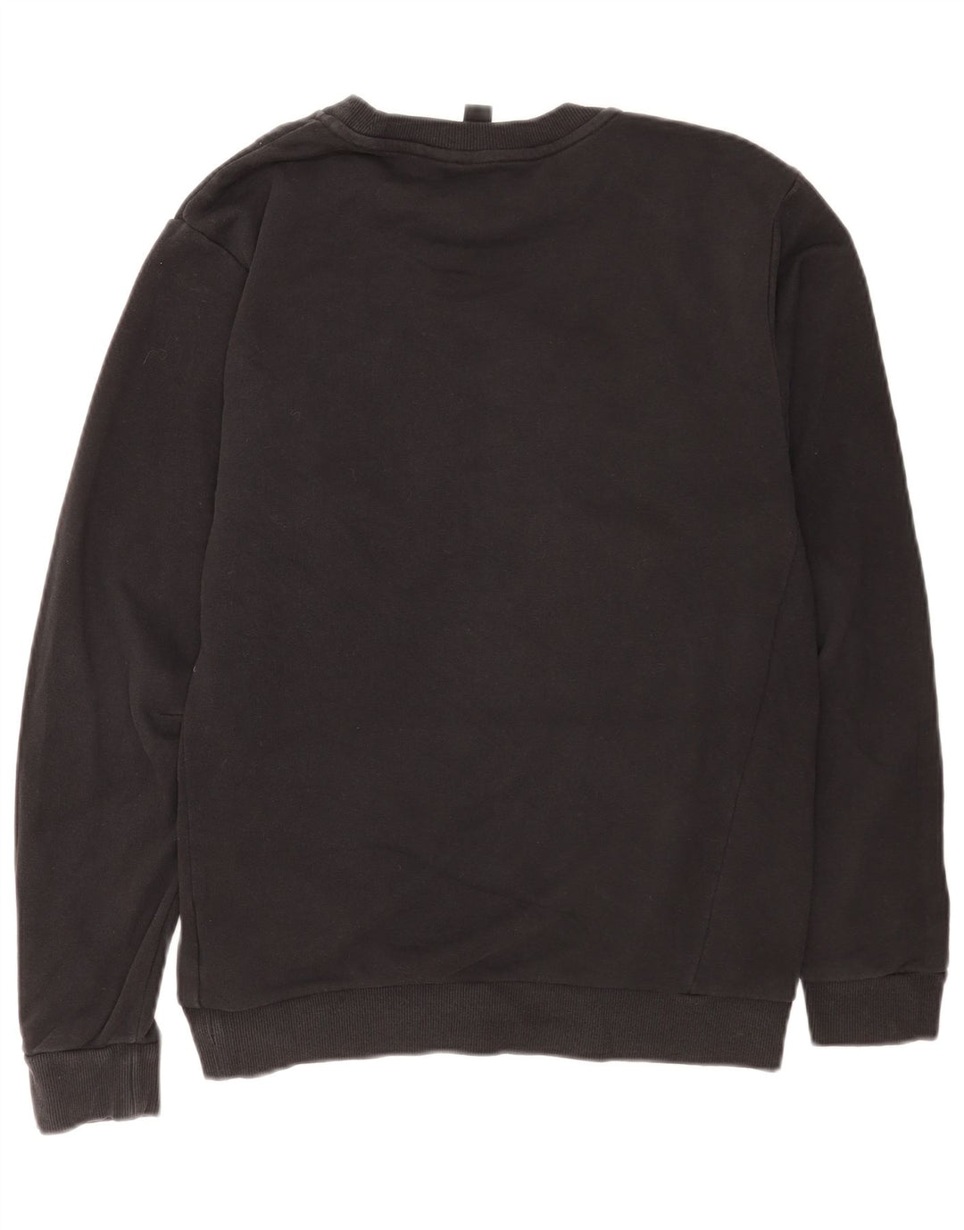 Adidas Grafisk Sweatshirt Jumper Medium Sort Bomuld