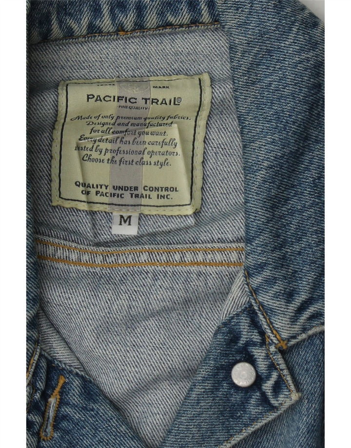 PACIFIC TRAIL Womens Denim Jacket UK 14 Medium Blue Vintage Pacific Trail and Second-Hand Pacific Trail from Messina Hembry 