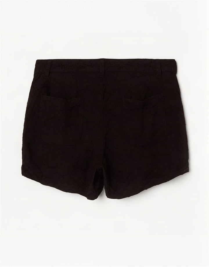 Jack Wills Dame Chino Shorts UK 12 Medium W30 Sort Bomuld