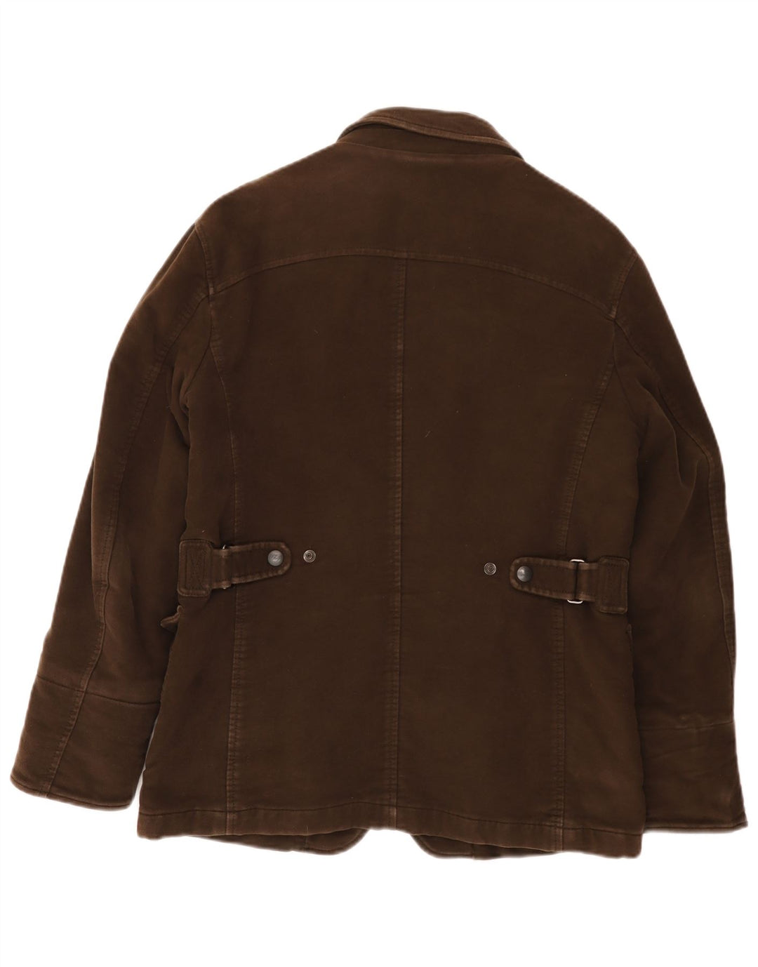 Fay Herre Utility Jacket UK 38 Medium Brown Bomuld