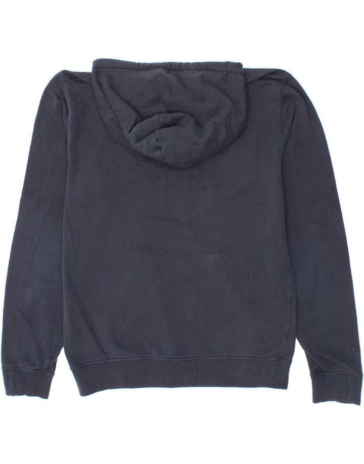 CHAMPION Mens Graphic Hoodie Jumper Medium Navy Blue Cotton Vintage Champion and Second-Hand Champion from Messina Hembry 