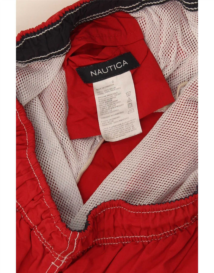 Nautica Badeshorts til mænd Medium Rød Nylon