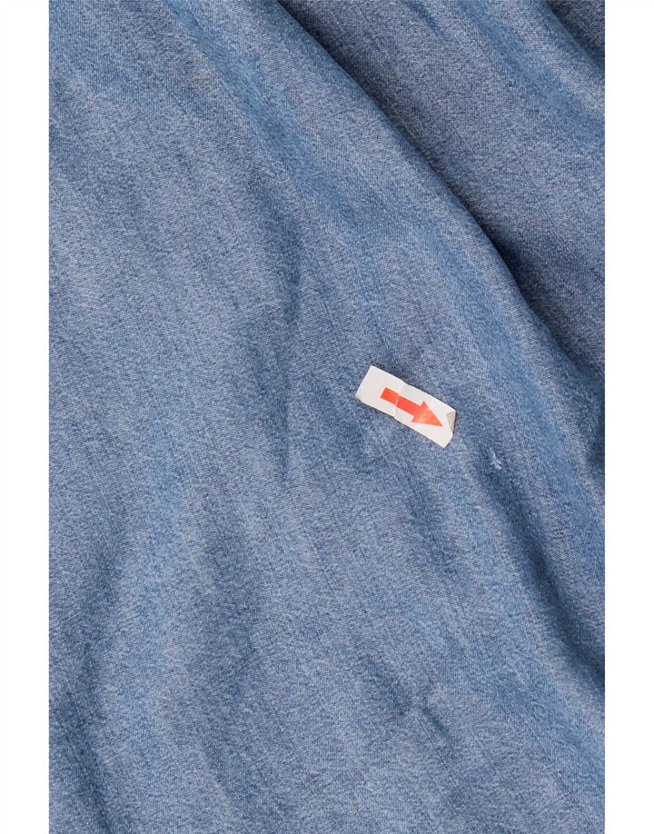 Joop Dame Ærmeløs Denim Kjole UK 14 Medium Blue Lyocell