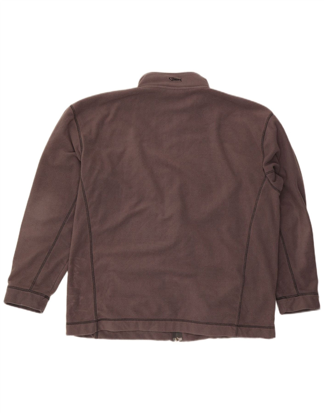 Weird Fish Herre Fleecejakke UK 42 XL Grå Polyester