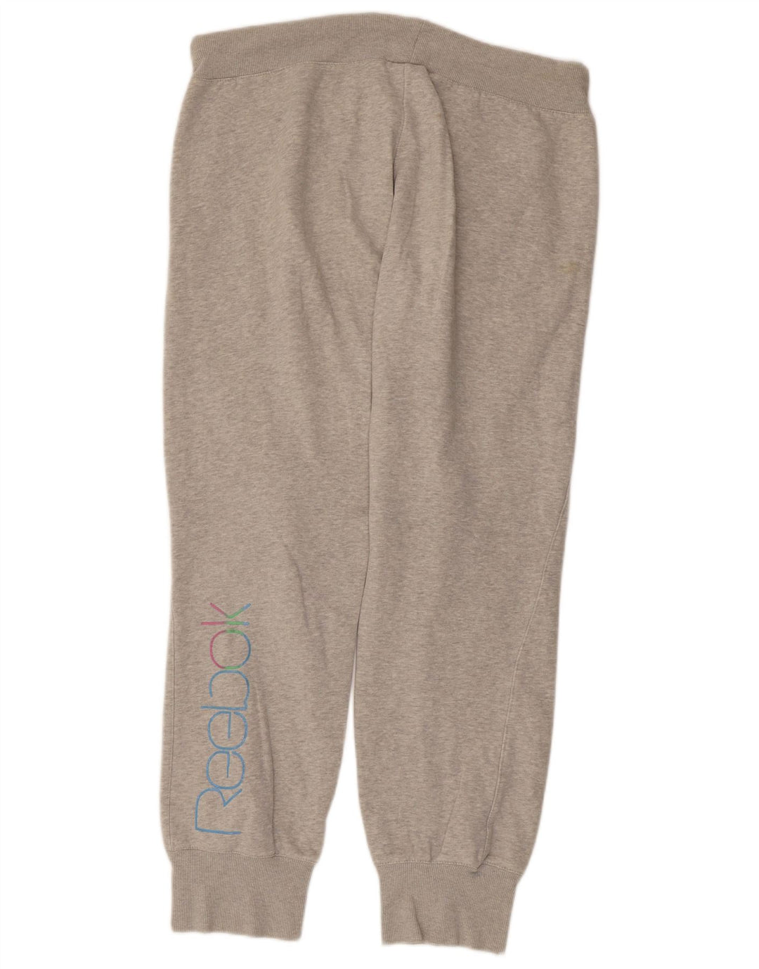 REEBOK Herre træningsdragt Bukser Joggers Large Grå Bomuld