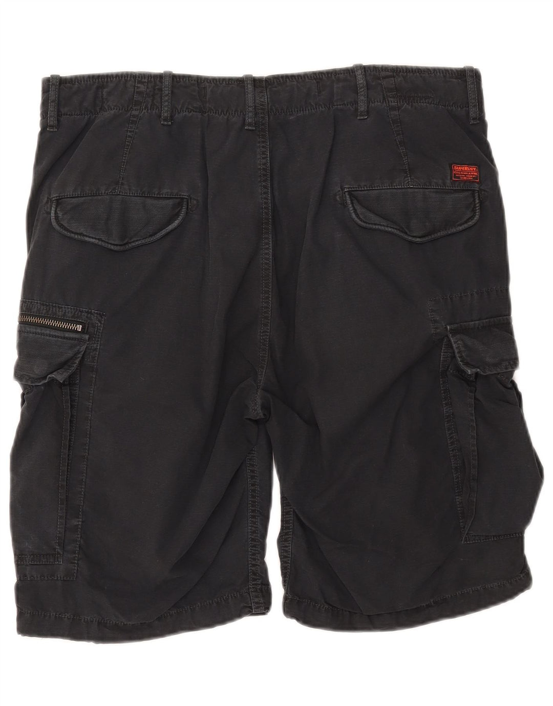 Superdry Cargo Shorts til mænd W34 Large Black Bomuld
