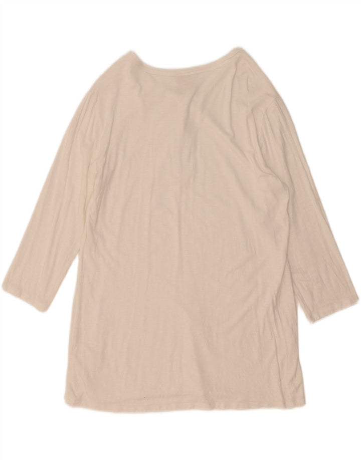 Champion Dame Top 3/4 ærmer UK 14 Large White
