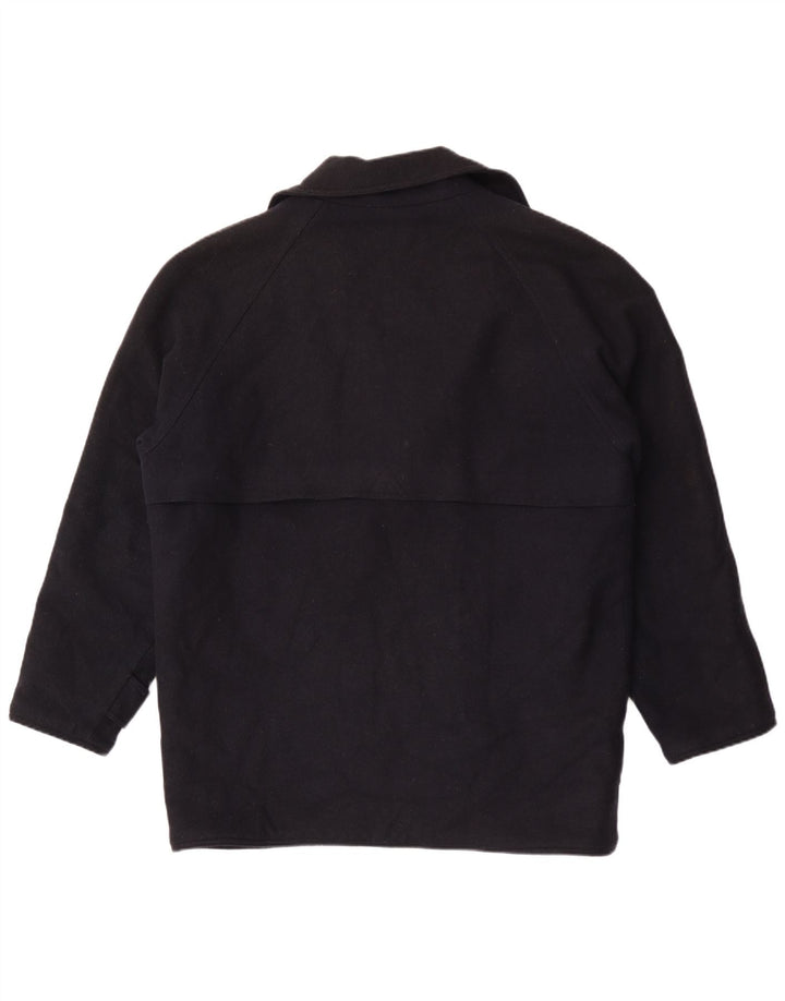 Belfe & Belfe Herre Loose Fit Overfrakke IT 48 Medium Marineblå Uld