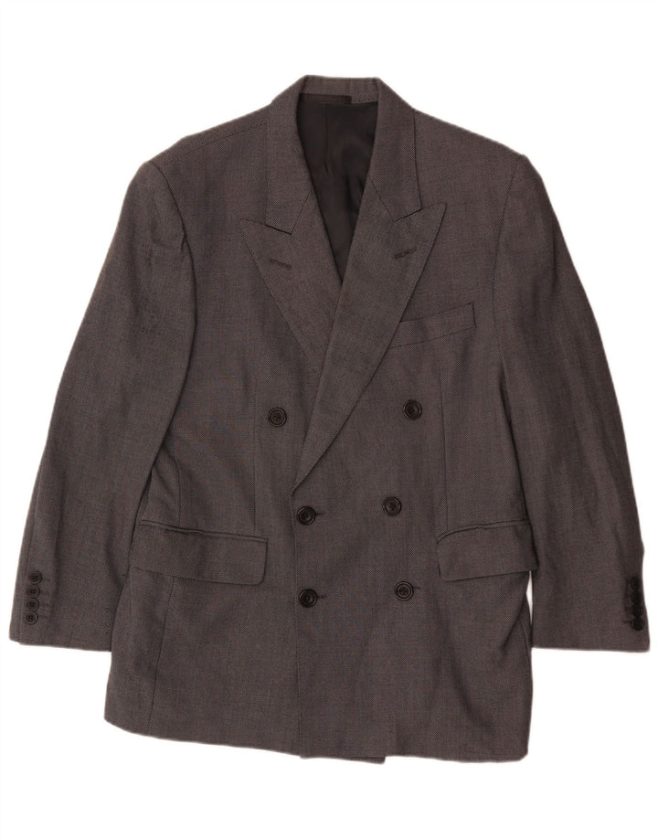 Gieves & Hawkes Herre Slim Fit Blazer Jacket UK 40 Large Grey