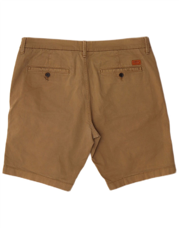 TIMBERLAND Chino Shorts til mænd W36 Stor Beige Bomuld