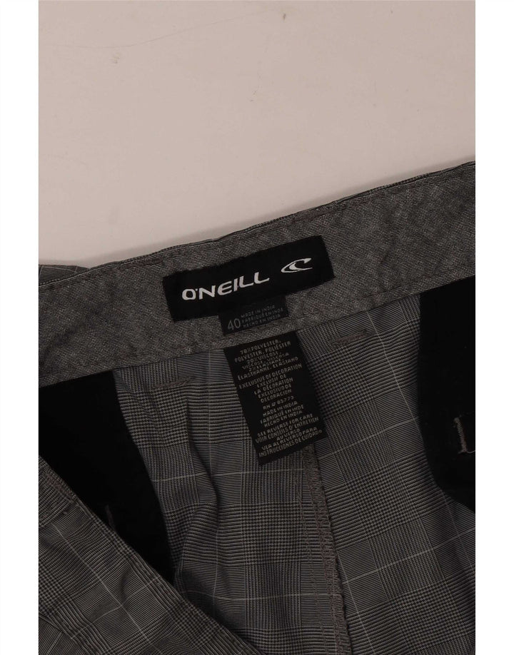 O'Neill Chino Shorts til mænd W40 XL Grå ternet polyester