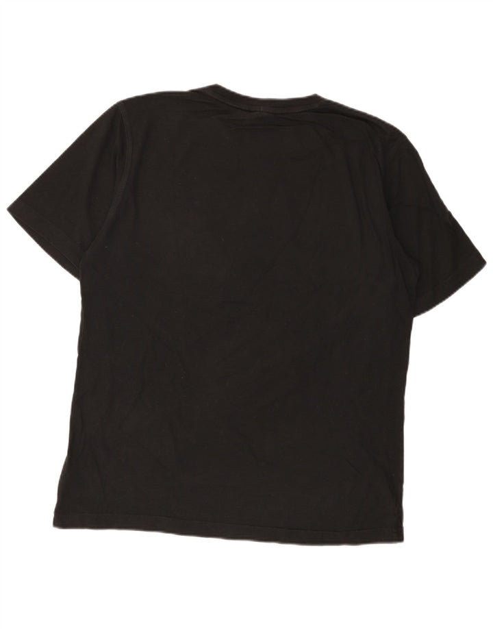 Adidas Herre grafisk T-shirt Top Medium Sort Bomuld