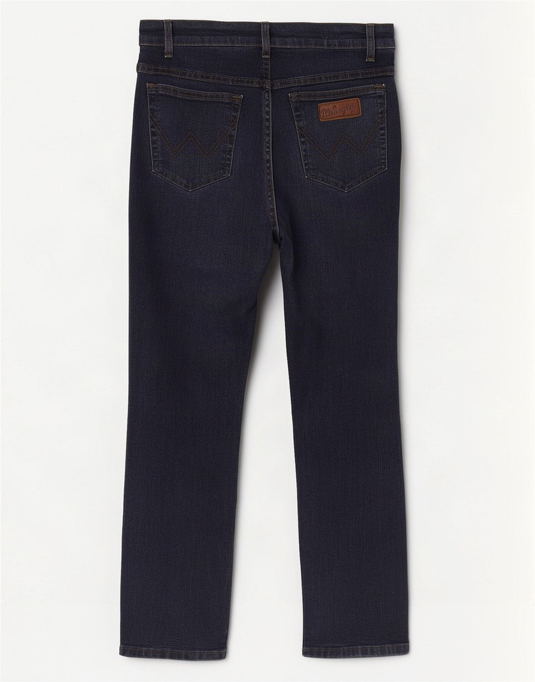 Wrangler Herre Texas Stretch Straight Jeans W33 L30 Marineblå Bomuld