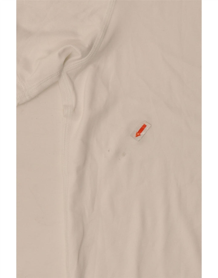 Reebok Herre T-Shirt Top Medium White Polyester