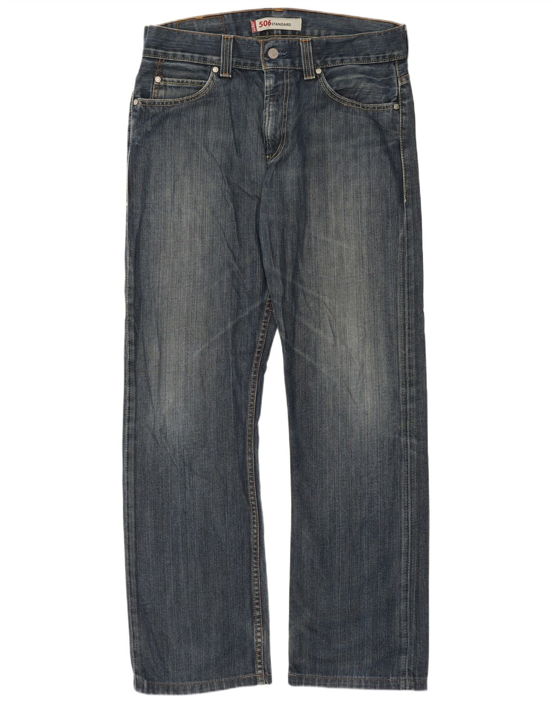 Levi's Herre 506 Straight Jeans med standard pasform W33 L31 Blå