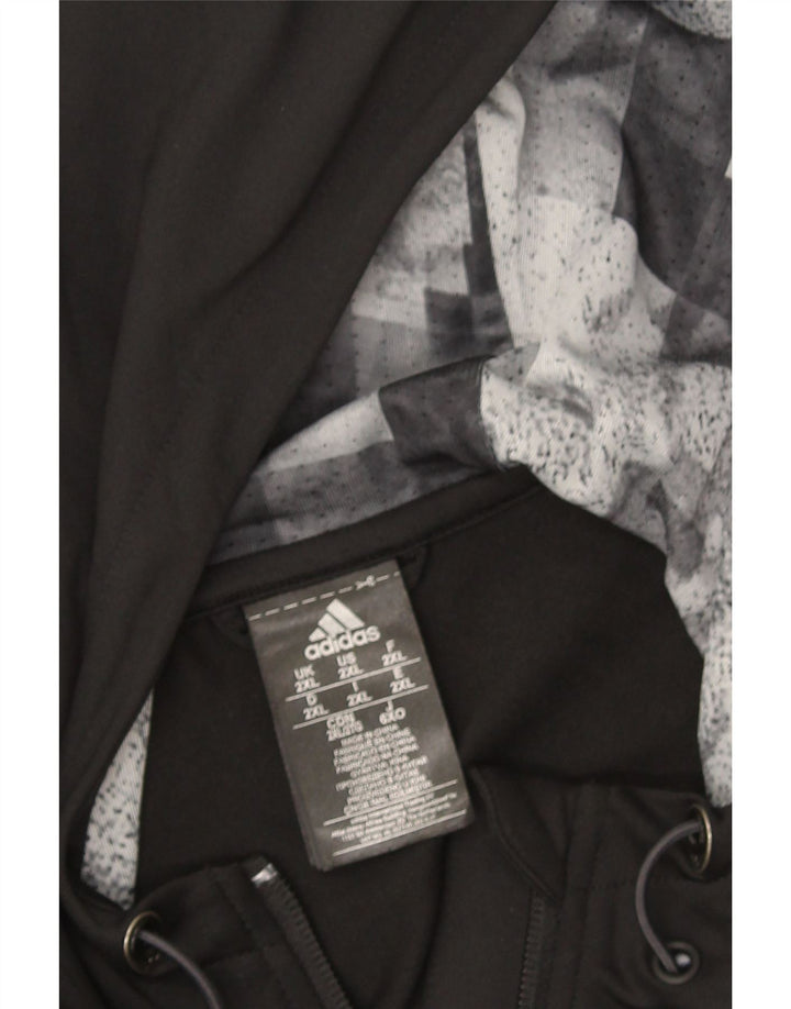 Adidas Herre Climacool Træningsdragt med hætte Topjakke Stor sort polyester