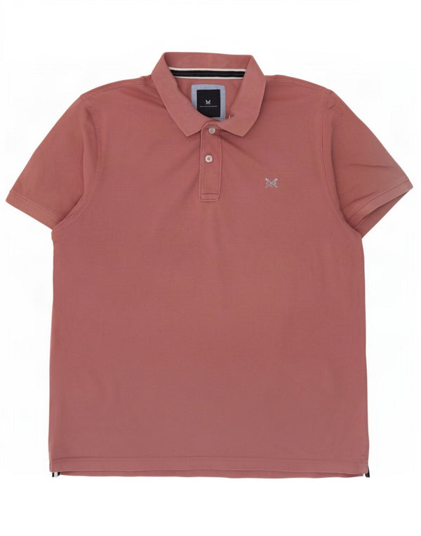 Crew Clothing Herre poloshirt XL Pink Bomuld