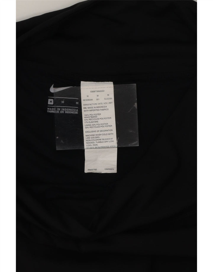 NIKE Womens Sport Shorts UK 14 Medium  Black Polyester Vintage Nike and Second-Hand Nike from Messina Hembry 