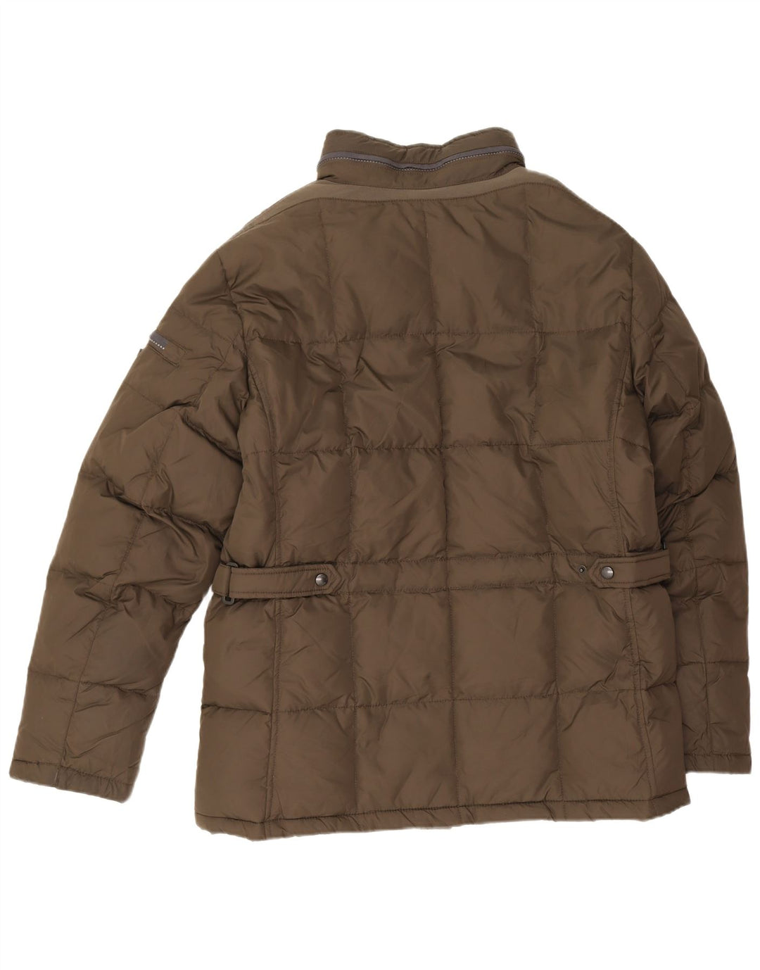 Geox Herre hættepolstret jakke UK 42 XL Khaki Polyamid