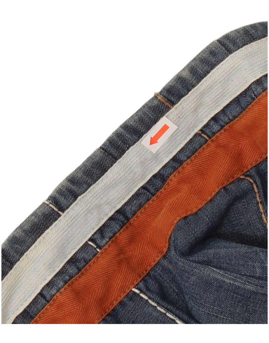 Intrend Dame Denim Wrap Asymmetrisk Nederdel IT 38 XS W28 Blå Bomuld