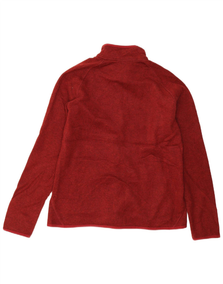 Eddie Bauer Dame træningsdragt Topjakke UK 18 XL Rød Flecked Polyester