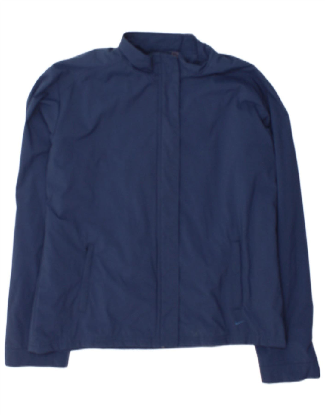 Nike træningsdragt topjakke til kvinder UK 14/16 Stor marineblå nylon